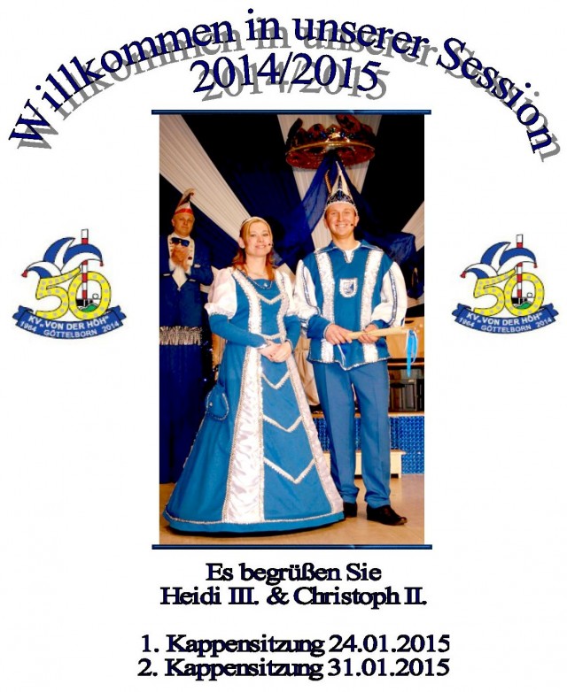 Prinzenpaar Heidi und Christoph